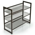 thumbnail image 3 of Resenkos 2/3/4 Tiers Flat and Slant Metal Shoe Rack for Entryway Hallway-3-Tier, Space-Saving Shoe Rack Organizer for Closet Entryway, 3 of 9