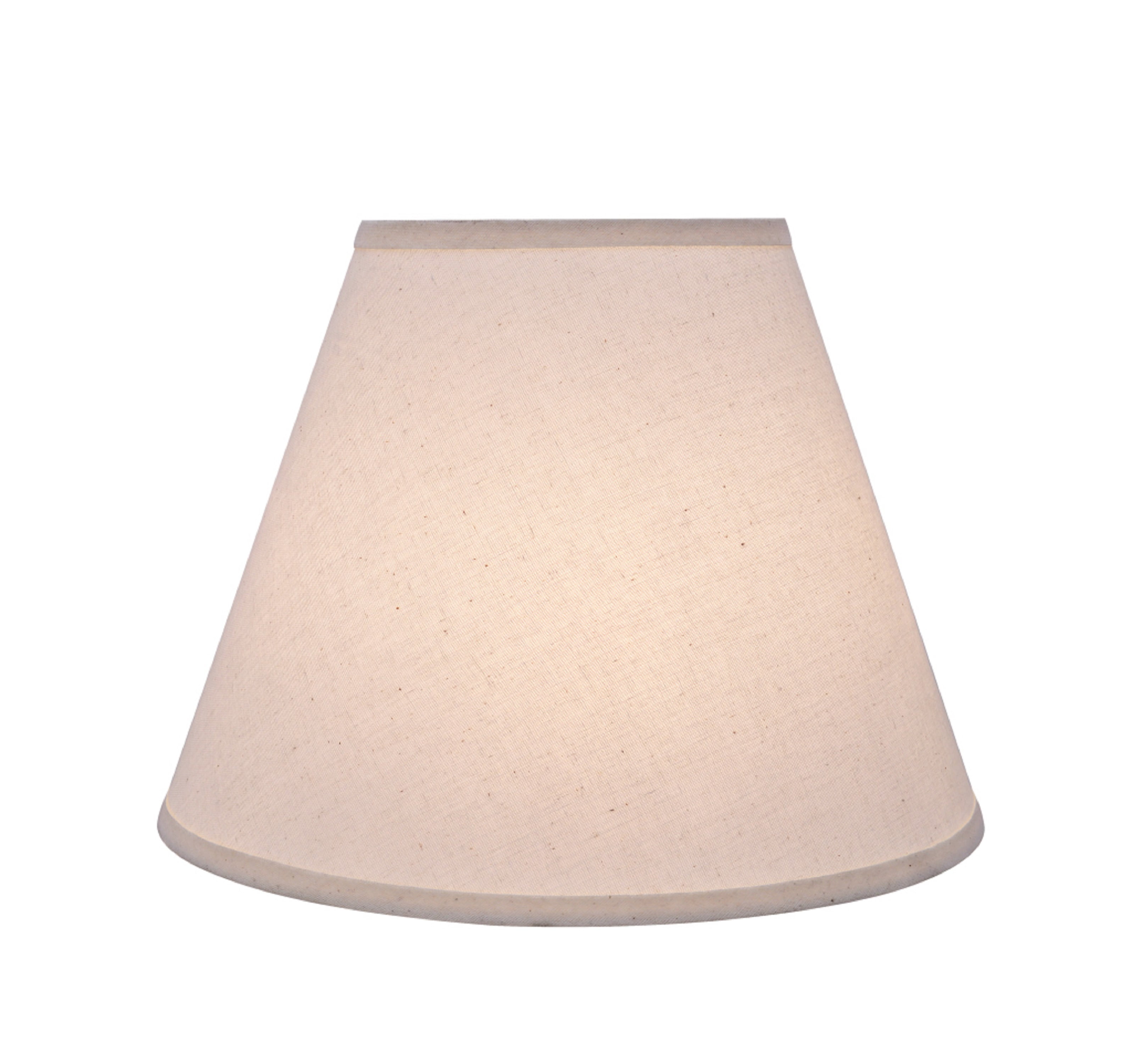 Aspen Creative 32197 Transitional Hardback Empire Shaped Spider Construction Lamp Shade in Off White, 12" wide (6" x 12" x 9")