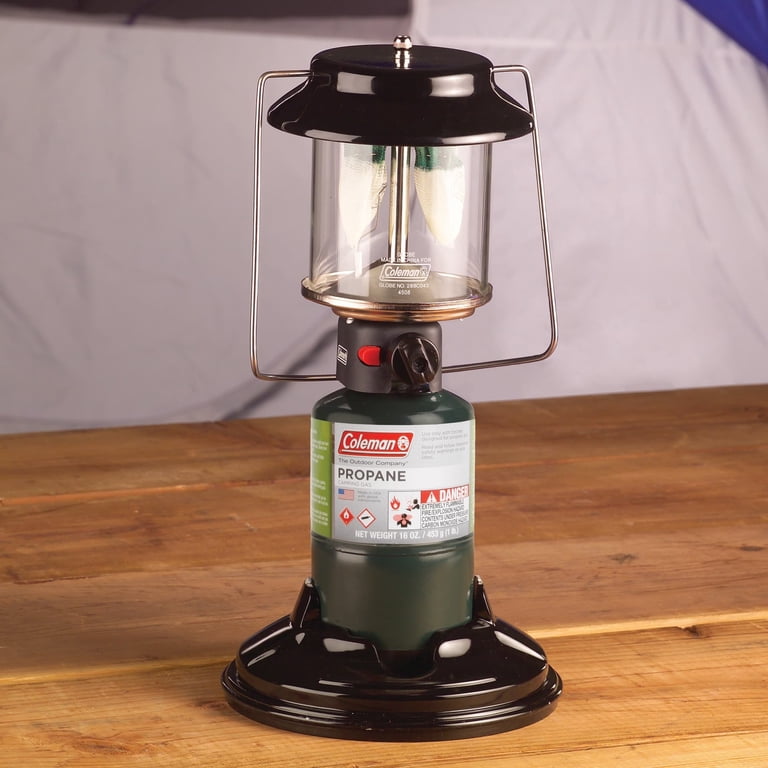 QuickPack 2-Mantle 1000 Lumen Propane Lantern with Carry Case
