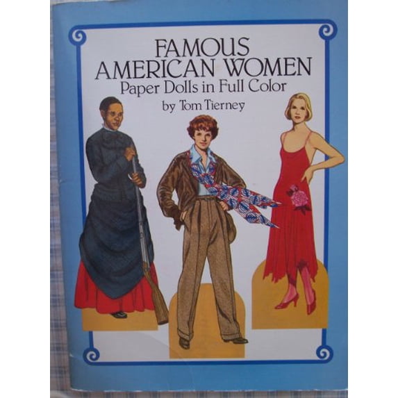 Pre-Owned Famous American Women Paper Dolls in Full Color (Paperback) 0486253821 9780486253824