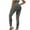 Dark Gray, variant on Uaswgudfs Women's High-Waisted Yoga Pants with Contoured Seams – Seamless Leggings for Dynamic Workouts Black S