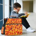 thumbnail image 6 of Haosy 3 Ring Zipper Binder with Shoulder Strap Waterproof Trapper Keeper 2 Inch D-Ring 500 Sheets Capacity, Lava Pixel Art, 6 of 8