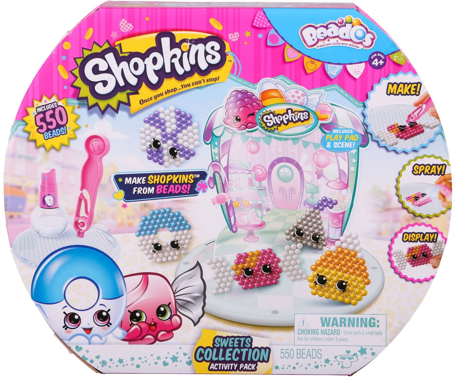 Trousse d’activités Collection boules de gomme Shopkins de Beados