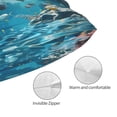 thumbnail image 3 of Fotbe Underwater Dolphin Scene Funda de Almohada Decorativa Estilo Occidental, Lujo en Algodón, Fundas para Almohadas King, Cojín Estampado para Decoración del Hogar-20"x30", 3 of 6