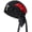 Red, variant on Cycling Wrap Skull Cross Cap Men/Women Do Du Rag Leather Doo Rag Flame Cap with Snug Fit for Outdoor Activities