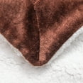 thumbnail image 3 of Fleece Throw Blanket Extra Large, Super Soft and Warm Blankets for Couch, Sofa and Bed Fleece Textured, Cozy, Fuzzy and Lightweight (Coffee, 50x70 Inches), 3 of 9