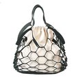 thumbnail image 1 of Sac Fourre-Tout pour Femmes Mode Sac à Bandoulière en Filet Creux avec Poignée Intérieure, 1 of 8