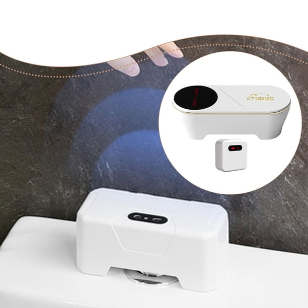 Descarga Automática de Inodoros Sin Contacto, Sensores, Asistente de Descarga de Inodoros, Descarga Automática de Baño para Restaurantes Y Hogares. Estilo B