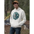 thumbnail image 2 of Astronaut Solar System Hoodie Men -Image by Shutterstock, Male 3X-Large, 2 of 4