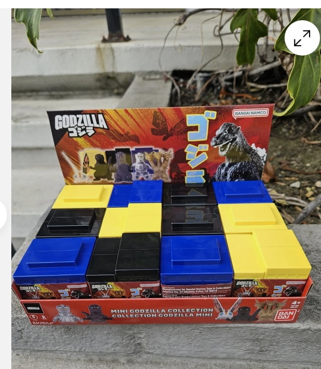 Bandai Mini Godzilla Blind Box 12 Block with Figure Case Lot