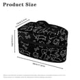 thumbnail image 6 of HELLHERO Dog Bone Portable Steam Iron Storage Case Easy to Carry Portable Travel Steamer Carrier Bag, Case Only, 6 of 6