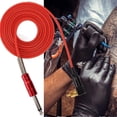 thumbnail image 3 of Cable de clip de tatuaje RCA, cables de clip de conector RCA de ángulo recto de tatuaje de silicona suave de 1,8 m, cable de clip RCA de máquina de tatuaje(rojo) Para Tatuaje Octpeak NO, 3 of 8