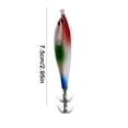 thumbnail image 5 of Señuelo Pesca Luminoso Plantillas Calamar Anzuelo Artificial Cebo para Peces () Rojo Verde Y Azul, 5 of 5