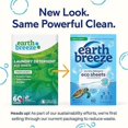 thumbnail image 3 of Earth Breeze Laundry Detergent Sheets Fresh Scent - 60 Loads No Plastic Jug Concentrated Laundry Detergent 30 Sheets, 3 of 5
