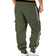 thumbnail image 6 of Sookity Cargo Pants for Men Hiking Pants with Zipper Pockets Lightweight Convertible Cargo Pants Athletic Trousers Big and Tall Mens Casual Pants Army Green,L, 6 of 8