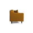 thumbnail image 4 of Sofa Cama con Portavasos de Lino Mostaza con Tecnología Beehive Airflex Foam Modelo Silvestre Makora, 4 of 9