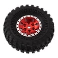 thumbnail image 2 of Neumáticos De Goma Con Llantas De Metal RC, Neumáticos De Goma RC Resistentes Al Desgaste De 55 Mm Para Axial SCX24, 2 of 8