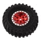 thumbnail image 4 of 4 neumáticos de goma de 2.165 in y 8 agujeros, llantas de aleación de aluminio para coche Axial SCX24 1/24 RC, color rojo, 4 of 10