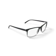 Bio Eyes Men's BE26 Boabab Rectangular Prescription Eyeglasses with Case, Black Gold