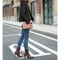 thumbnail image 3 of MKF Collection Domitila Vegan Leather Women's Shoulder Bag, Stylish Crossbody Handbag by Mia K - Cognac, 3 of 9