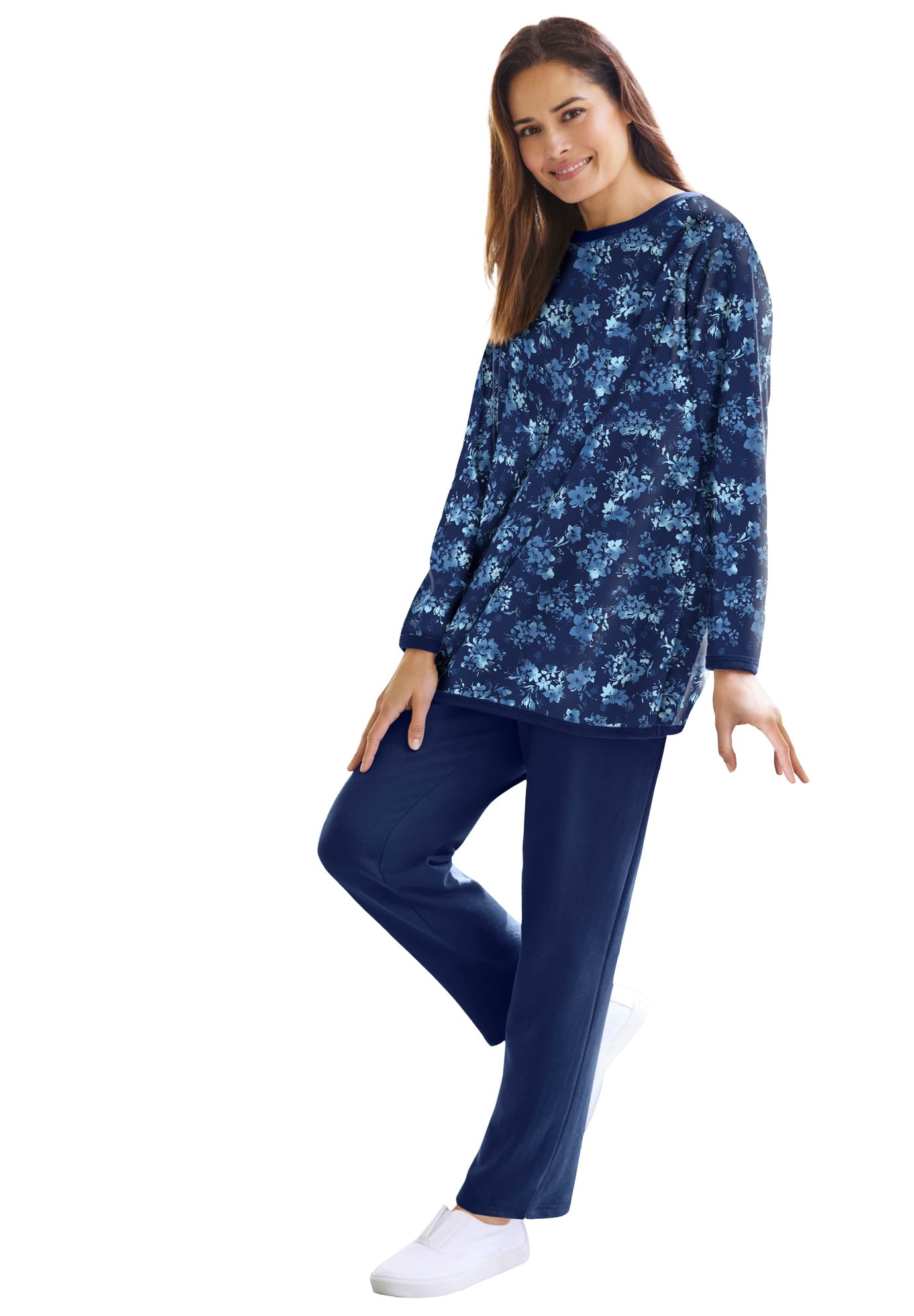 Navy Soft Blossom Blue 