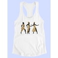 thumbnail image 3 of Celebration Dance Ii. Racerback Tank Women -Annie Warren Designs, Female Large, 3 of 4