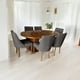thumbnail image 5 of Comedor color gris oscuro para 6 personas de madera de parota, 5 of 8