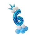 thumbnail image 4 of Globos de Foil de Cumpleaños Colcomx Números 0-9 Fiesta Favor Número 6, 4 of 4