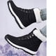 thumbnail image 5 of Zapatos para mujer, de invierno, cálidos, gruesos y para esquiar en la nieve, de algodón, grandes, para correr, botas vaqueras., 5 of 6