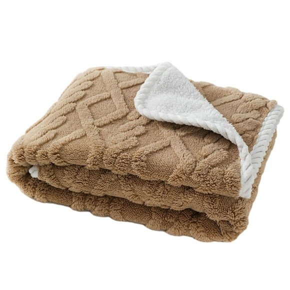 CSChome Pet Plush Blanket Plush Pet Blanket - Large, Thick, Waterproof, Machine Washable Dog Bed Throw