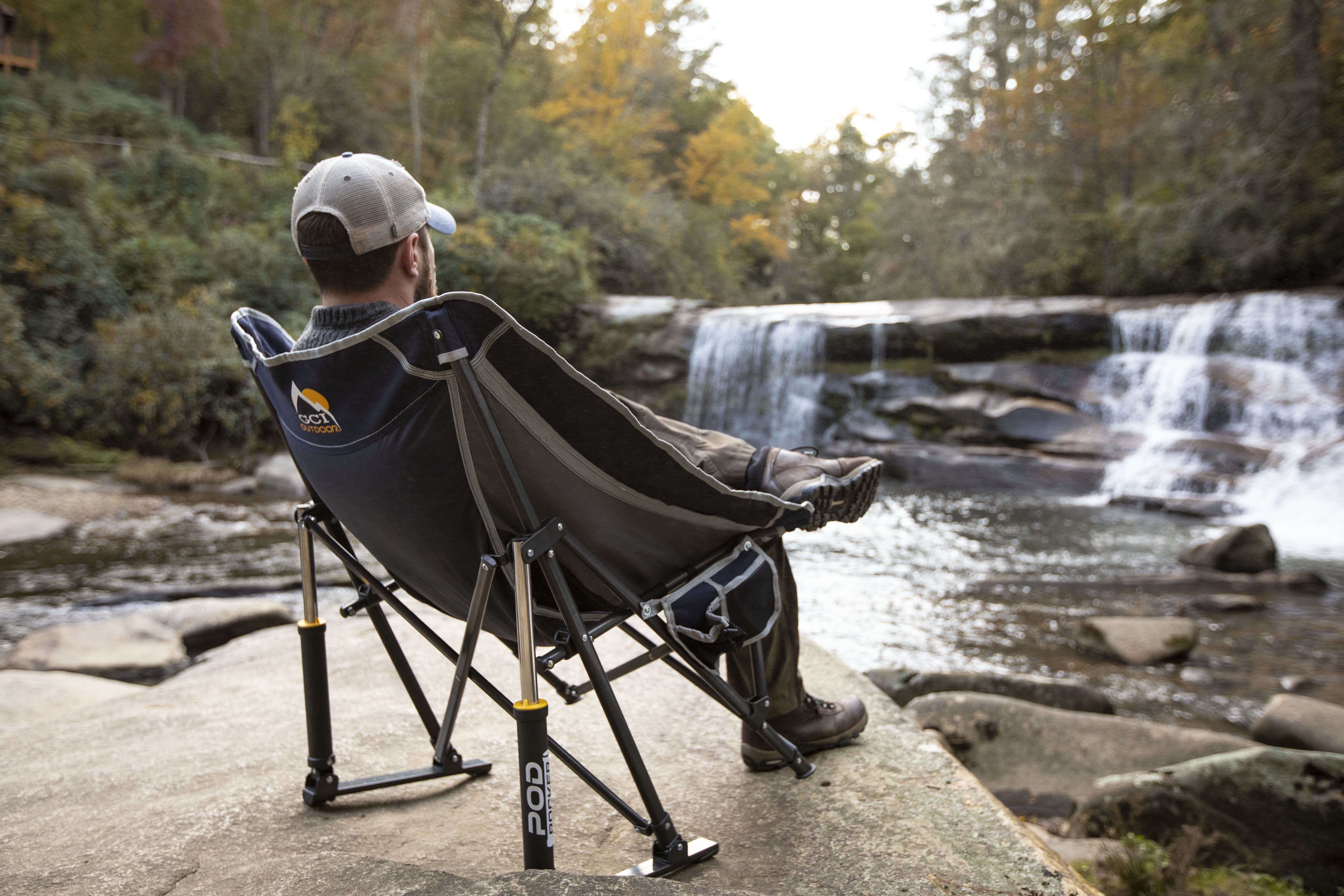 Gci Outdoor Pod Rocker Chair Sunshade Rocker™ Portable Shade