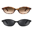 thumbnail image 1 of Gafas de Sol Retro FEISEDY Ovaladas de Ojo de Gato para Mujer B0257, 1 of 6
