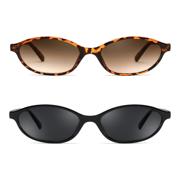 Gafas de Sol Retro FEISEDY Ovaladas de Ojo de Gato para Mujer B0257