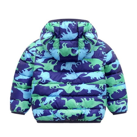 

Youmylove Hooded Winter Bear Printed Coat Baby Jacket Girls Ear Cartoon Outerwear Boys Coat Jacket Cute Clothing