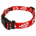 thumbnail image 3 of Country Brook Petz® Red Hawaiian Everyday Dog Collar - Made in The U.S.A., 2XS, 3 of 5