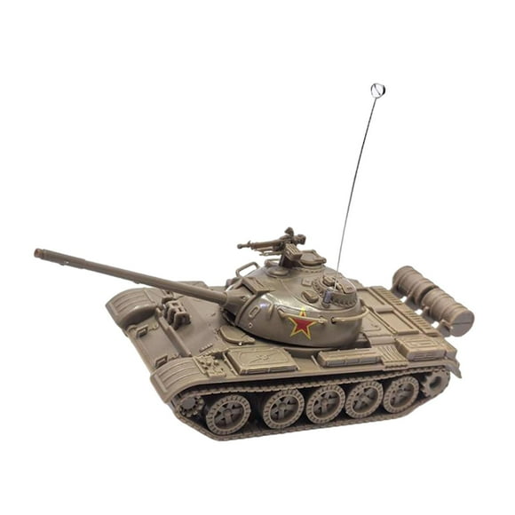 Modelo de tanque 1/72 4D Rotación Fort Modelo de para niños Adultos Niños amarillo