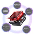 thumbnail image 4 of RC 60A ESC Control Remoto Car ESC Cepilado Controlador de Velocidad Eléctrica 6V/2A Bec Reemplazo para 1/10 -4 -6 D90 HSP Redcat RC 4WD Tamiya Axial SCX10 HPI DIY DIY, 4 of 7