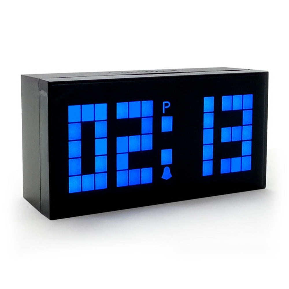 Digital LED Wall Clock Multifunction Desktop Alarm Clock with Calendar