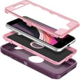 thumbnail image 3 of Entronix Funda Resistente para iPhone 7/8, Triple Capa, Resistente a Golpes y Caídas, Color Morado, 3 of 6