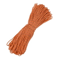 Uxcell 2 MM 197FT Reflective Guyline Camping Paracord [1PCS] - 3 Strand Cord for Camping Tents and Tarps [Orange]