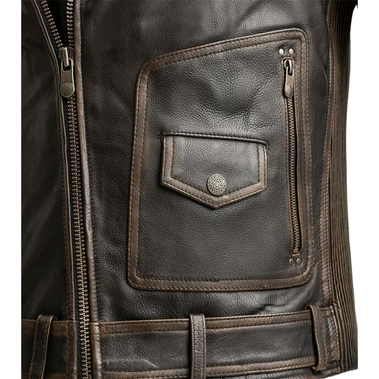 First Mfg Co - Wrath - Men's Motorcycle Biker Riding Brown Beige