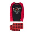 thumbnail image 2 of Blusa y pantalones con estampado a cuadros para hombre y papá, ropa familiar, pijamas, blusa y pantalones de poliéster, 2 of 5