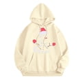 thumbnail image 3 of WILLBEST Sudadera con Capucha para Mujer, Estilo Navideño, con Estampado de Árbol de Navidad y Manga Larga Grande, 3 of 3