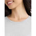 thumbnail image 2 of Time and Tru Women's Crewneck Tee with Short Sleeves, Size XS-XXXL, 2 of 5