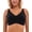 Black, variant on Minimizer Bras for Women Full Coverage Wireless Plus Size Seamless Bralette with Removable Pads Adjustable Comfort(Nude,38DD)