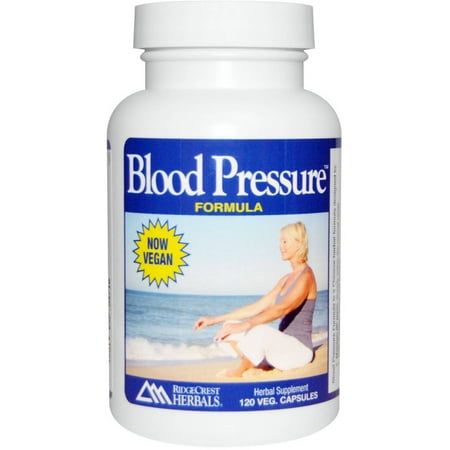 Ridgecrest Herbals Blood Pressure Formula, 120 CT (Best Herbs For Blood Pressure)