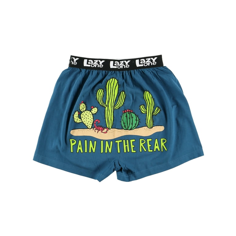 Lazyones Mens Funny Boxers - Sascrotch