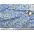 thumbnail image 3 of Soimoi Blue Cotton Duck Fabric Black Berries & Leaves Printed Craft Fabric by the Yard 42 Inch Wide, 3 of 3
