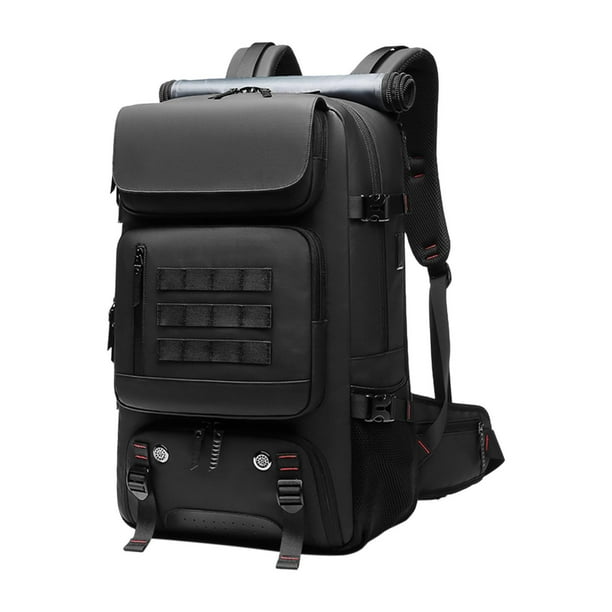 Mochila de transporte Yuyangstore Mochila impermeable para computadora portátil negro Organizador portátil