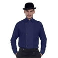 thumbnail image 1 of The Pirate Dressing C1293 Ulysses Side-Button Shirt- Navy - 2XL, 1 of 1